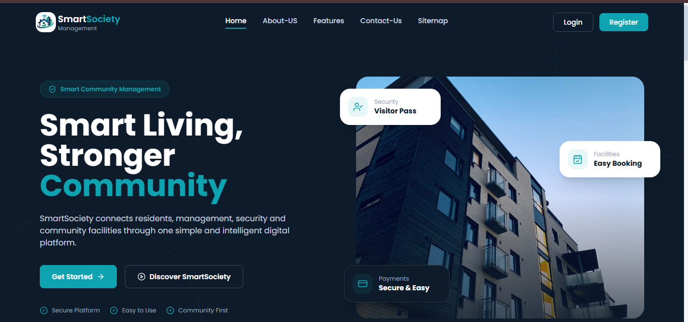 SmartSociety Management System